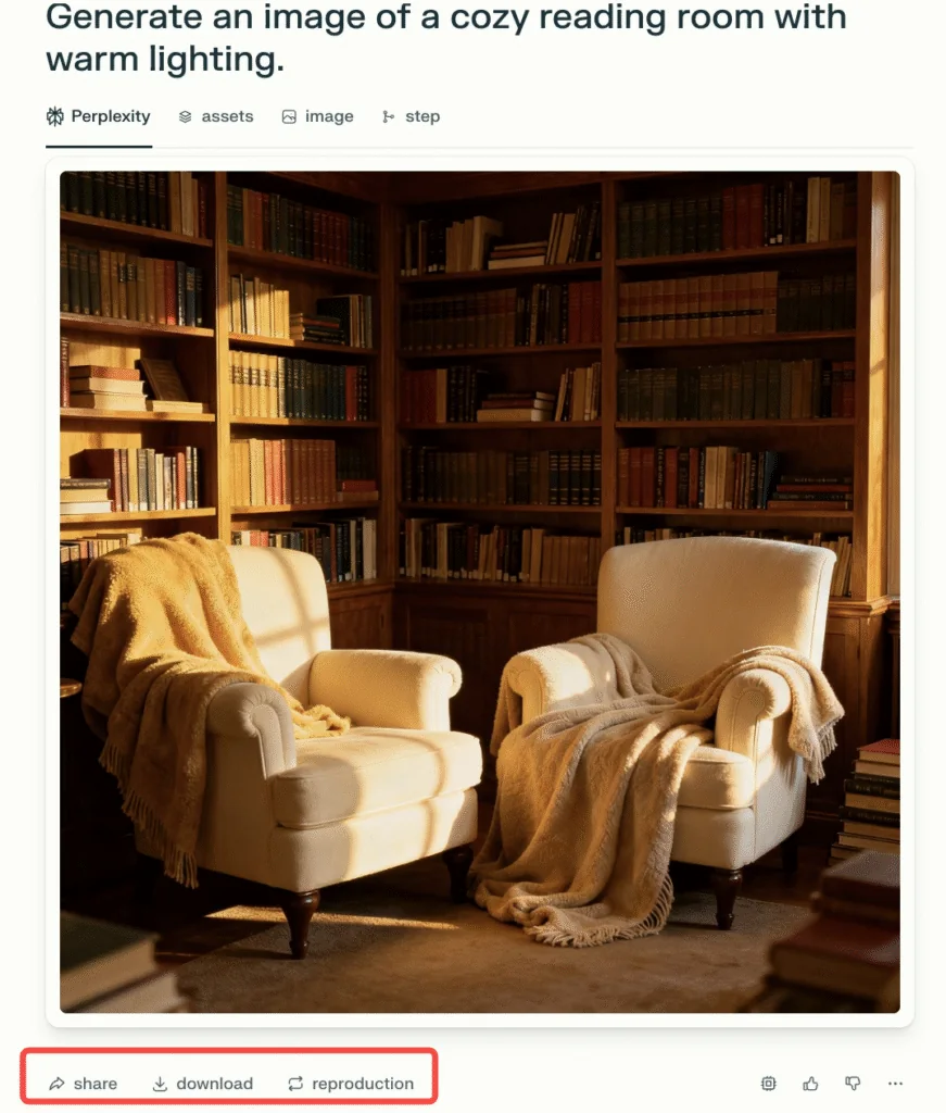 Esempio di immagine generata tramite Perplexity a partire da un prompt descrittivo